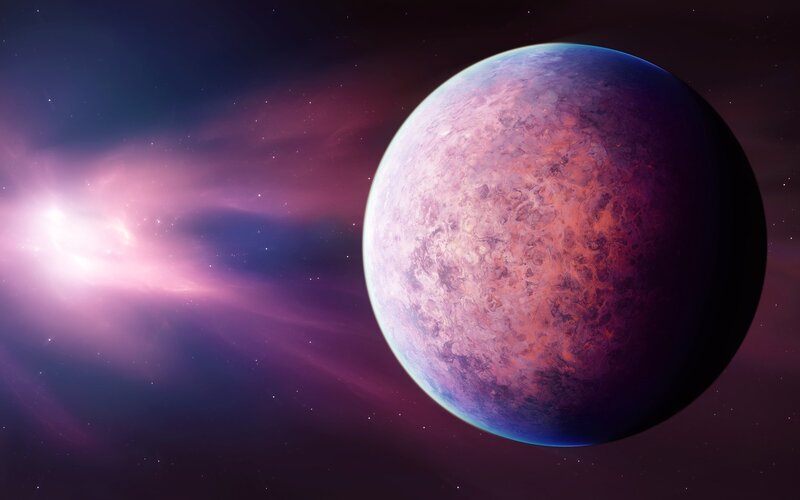 exoplanet in nebula