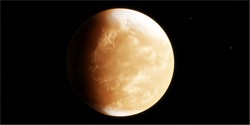 Exoplanet in space
