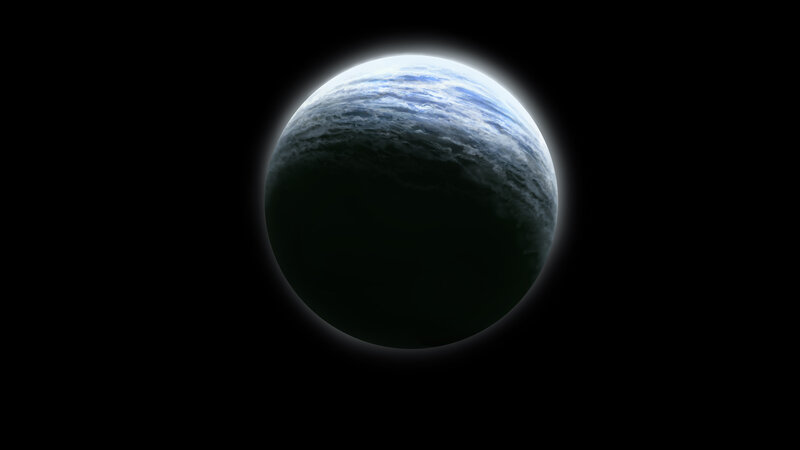 exoplanet in space
