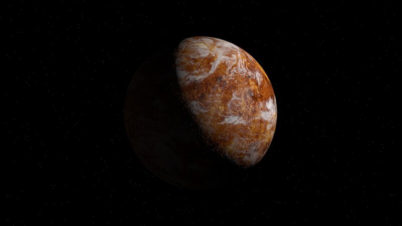 exoplanet in space