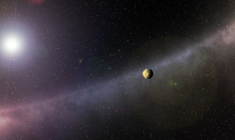 Exoplanet in Space — Black, Cosmic, Digital Art, Star