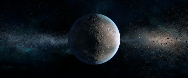 Exoplanet in Space — Black, Cosmic
