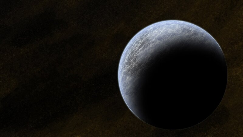 Exoplanet in Space — Black, Dramatic