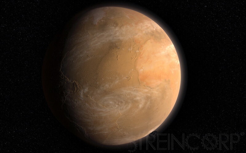 Exoplanet in Space — Brown