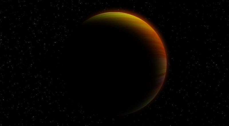 exoplanet in space