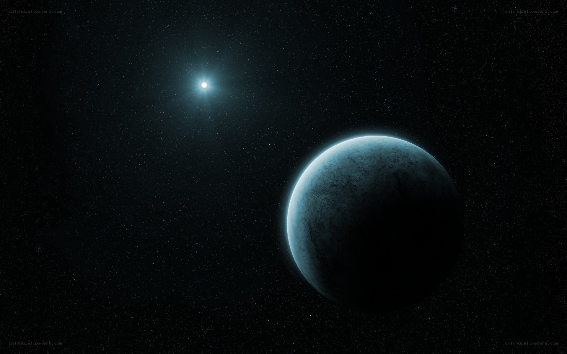 Exoplanet orbiting a distant star