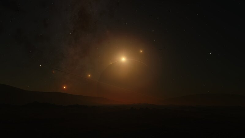 Exoplanet Surface View
