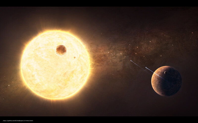 Exoplanet System — Yellow