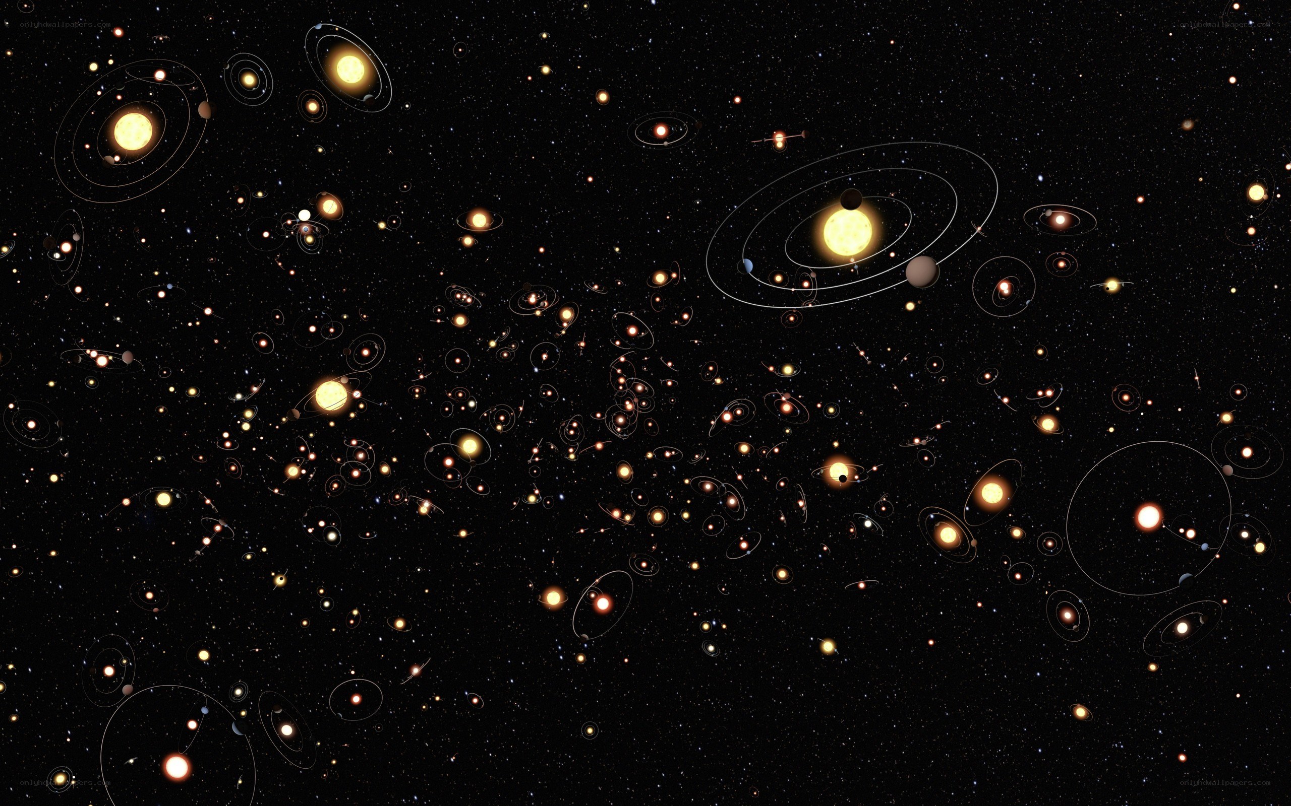 Exoplanet systems in space