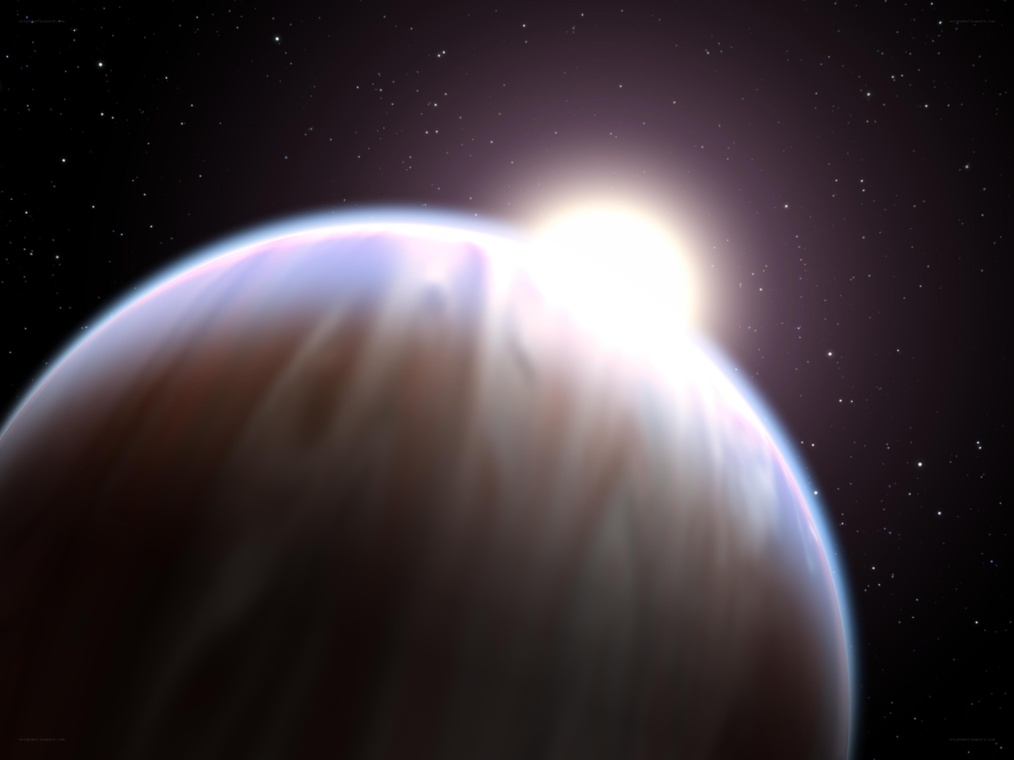 Exoplanet with a bright star