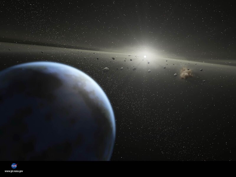 Exoplanet with Asteroid Belt