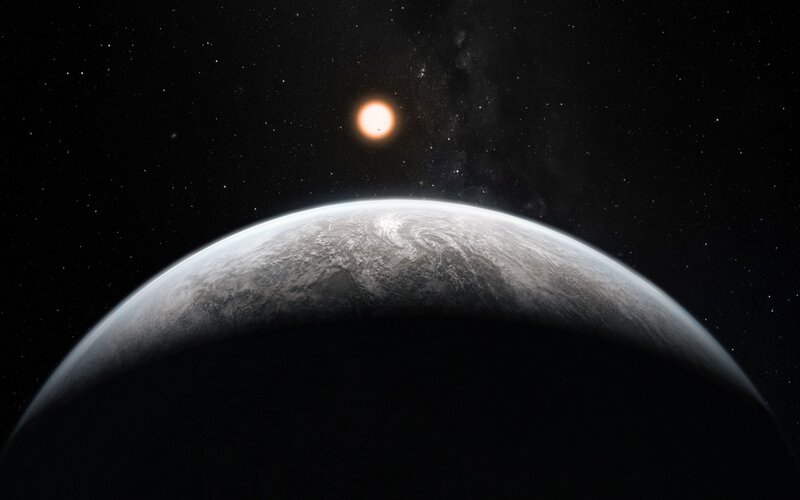 Exoplanet with distant star