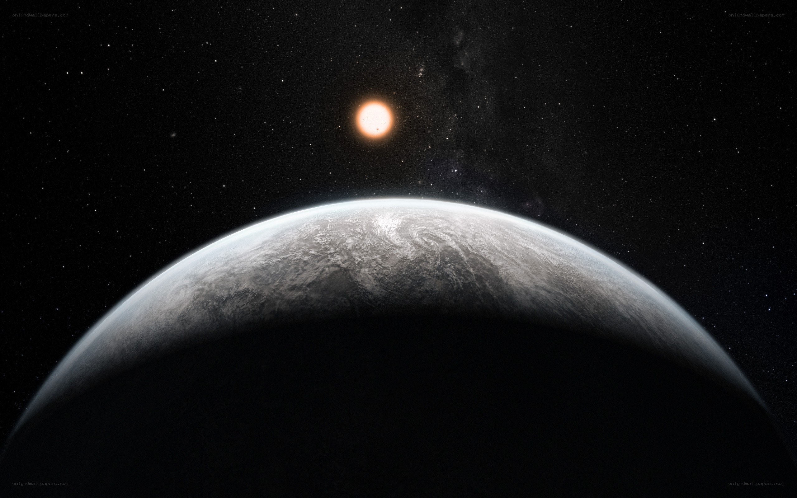 Exoplanet with distant star