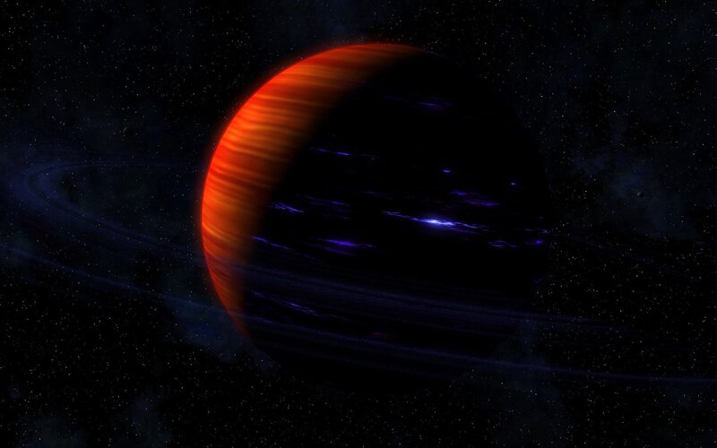 Exoplanet with rings