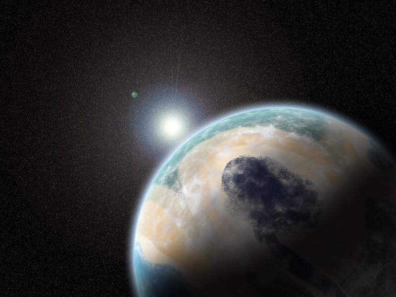 exoplanet with star