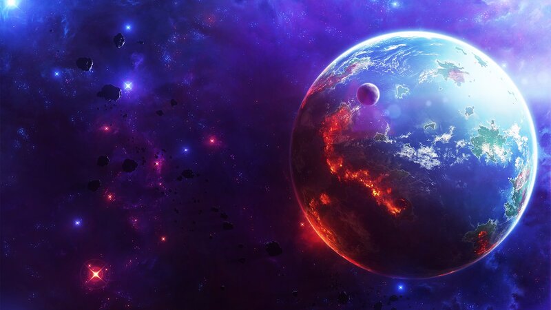 Exoplanet with Volcanic Activity