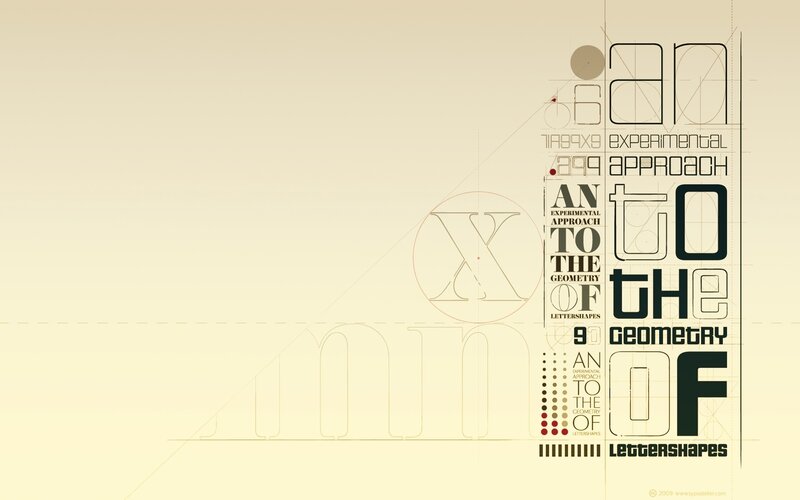experimental approach to letter shapes
