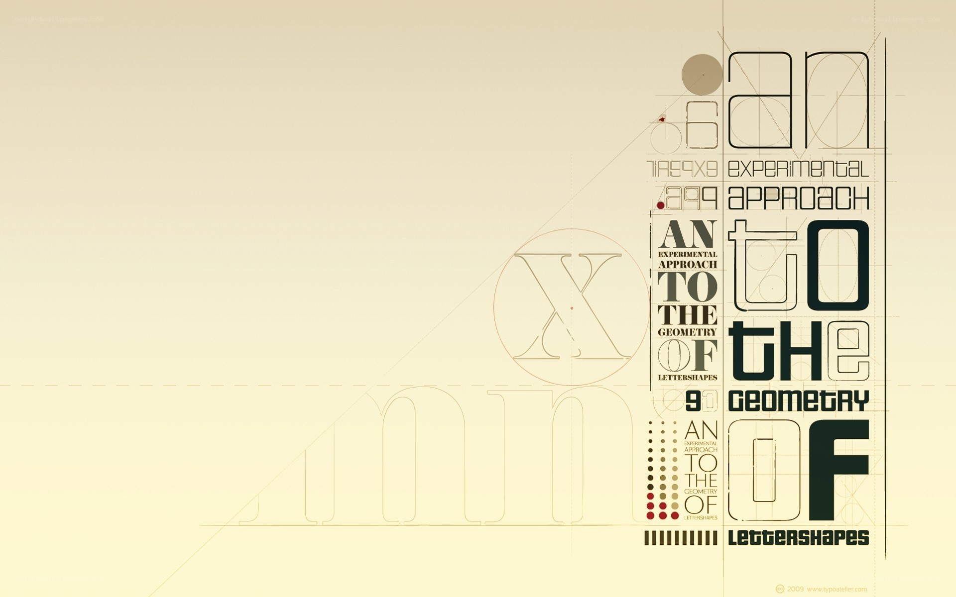 experimental approach to letter shapes