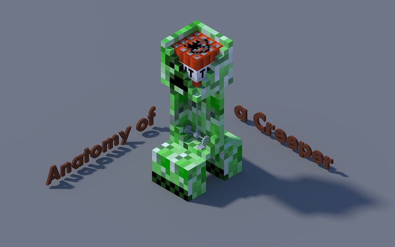 Exploded Creeper