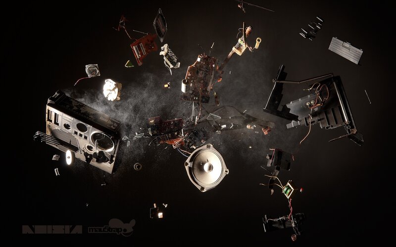 Exploded Electronic Devices