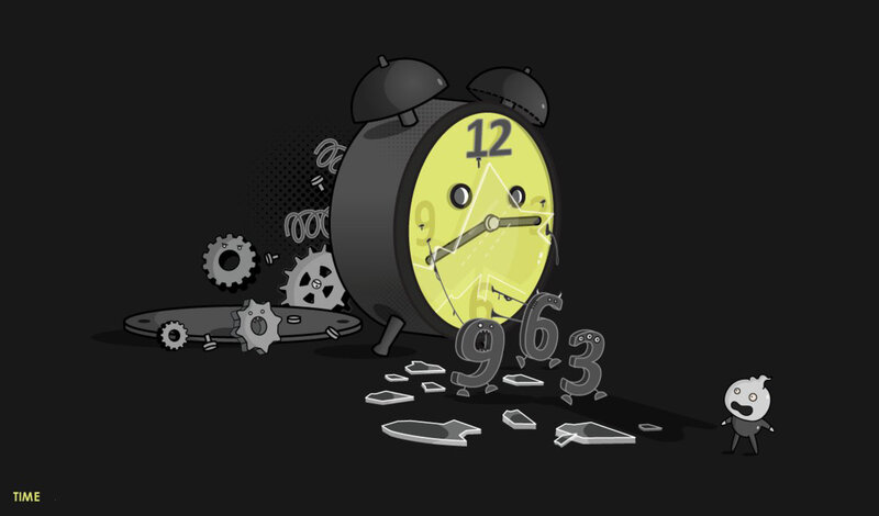 Exploding alarm clock