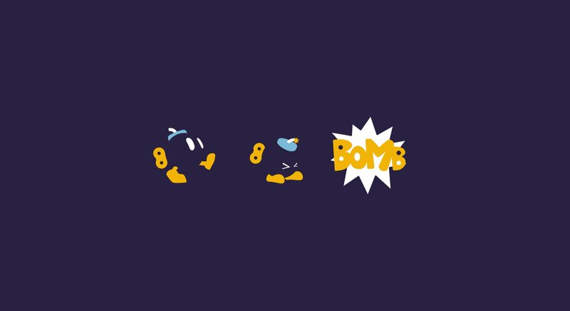 Exploding Bomb Character