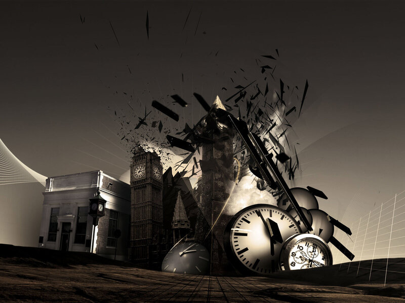 Exploding Clock Tower