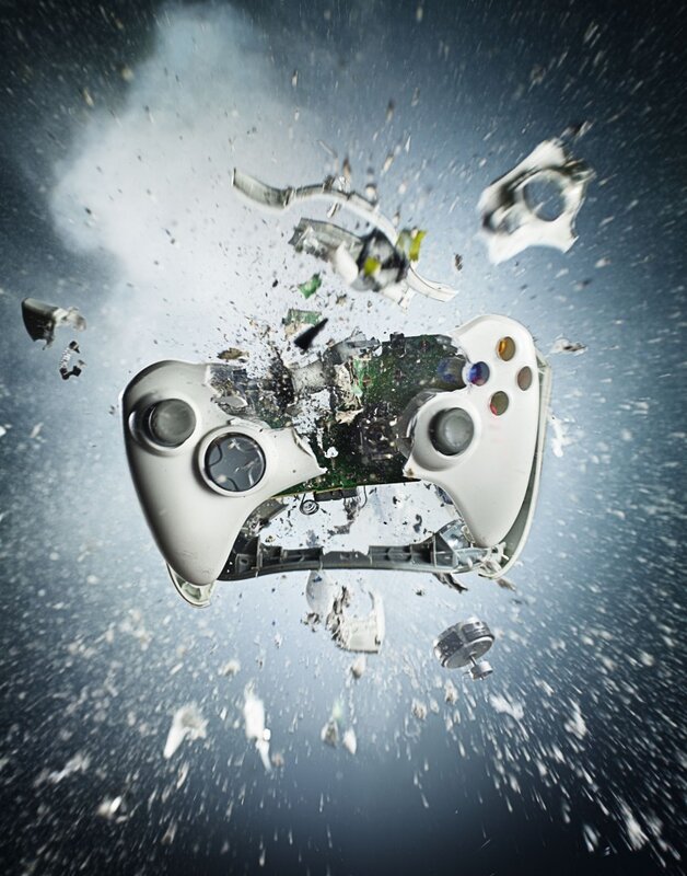 Exploding game controller