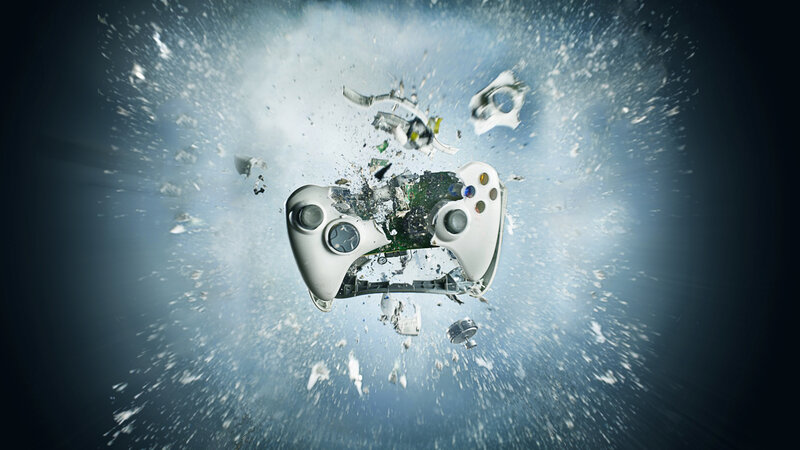 Exploding game controller