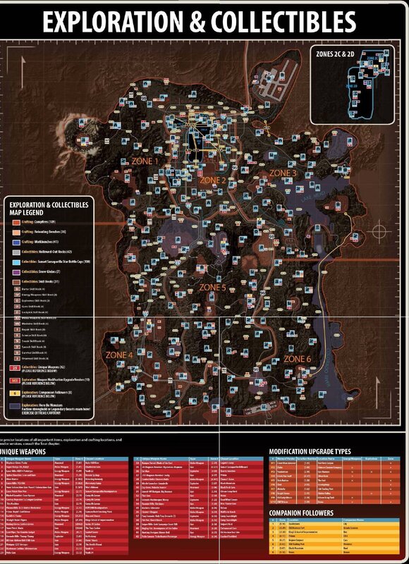 Exploration and Collectibles Map