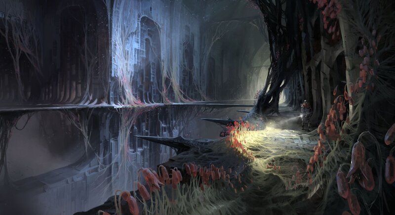 Explorer in Alien Forest