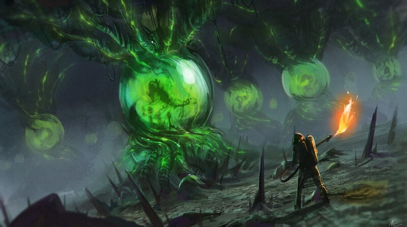Explorer with Torch — Green