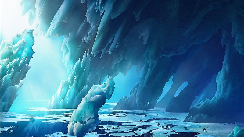 Explorers in Ice Cave