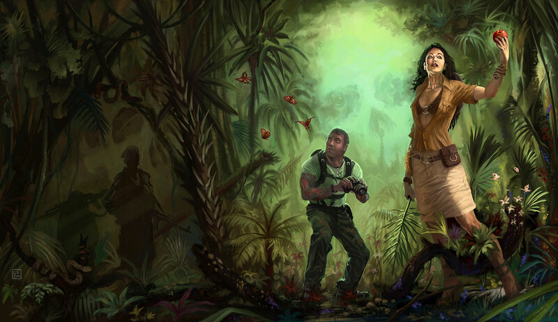Explorers in Jungle