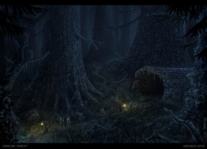 Explorers in the Howling Forest