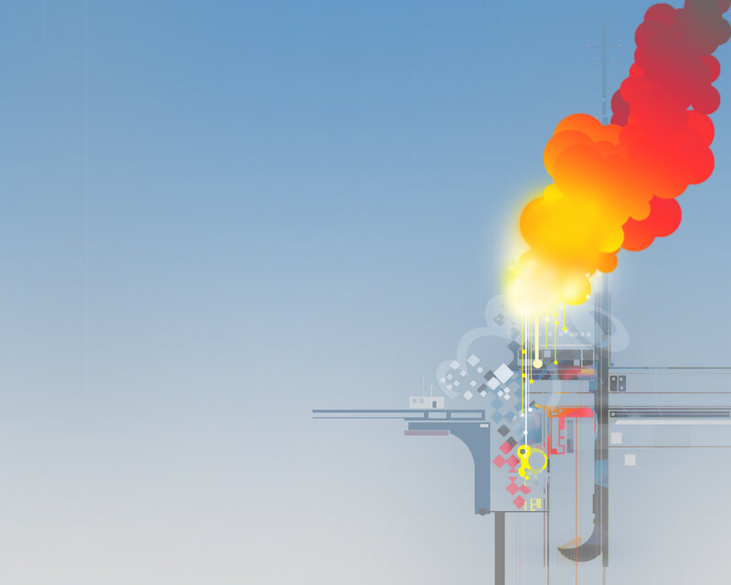 Explosion at industrial facility