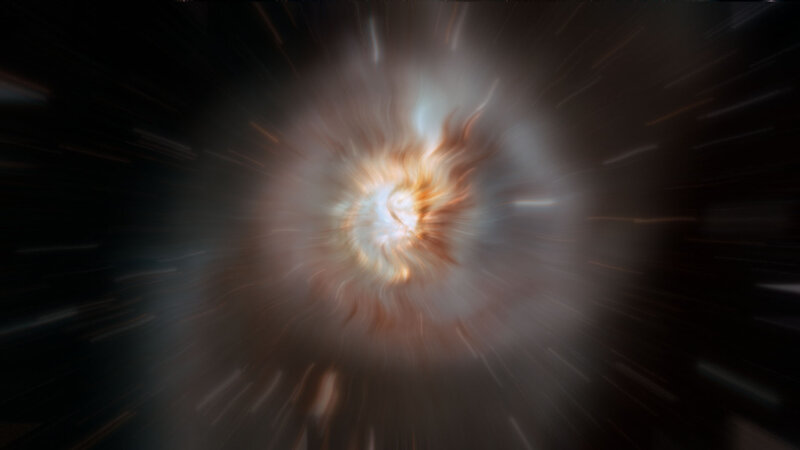 Explosion in Space — White