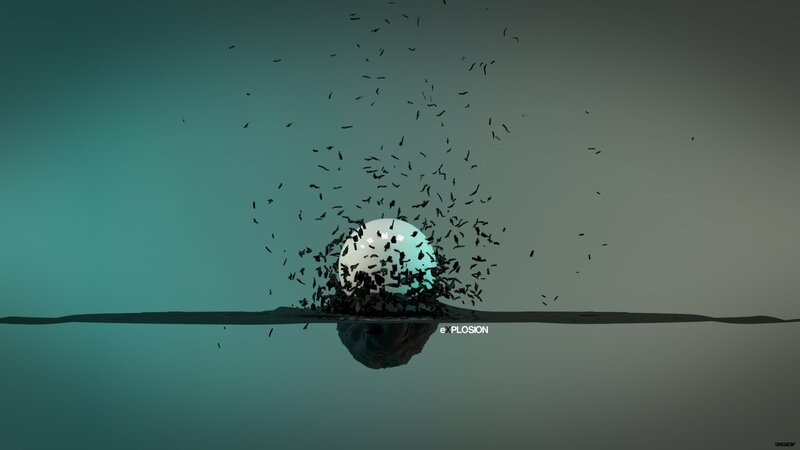 Explosion in water