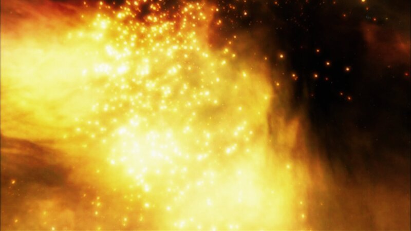 Explosion of Golden Light