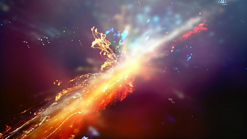 Explosion of Light and Energy