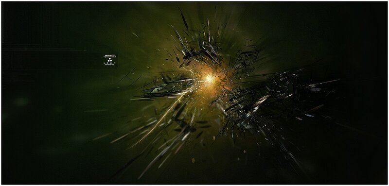 Explosion of Shattered Glass