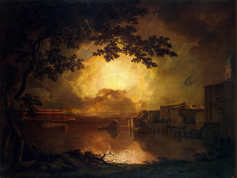 Explosion over Fortress — Yellow