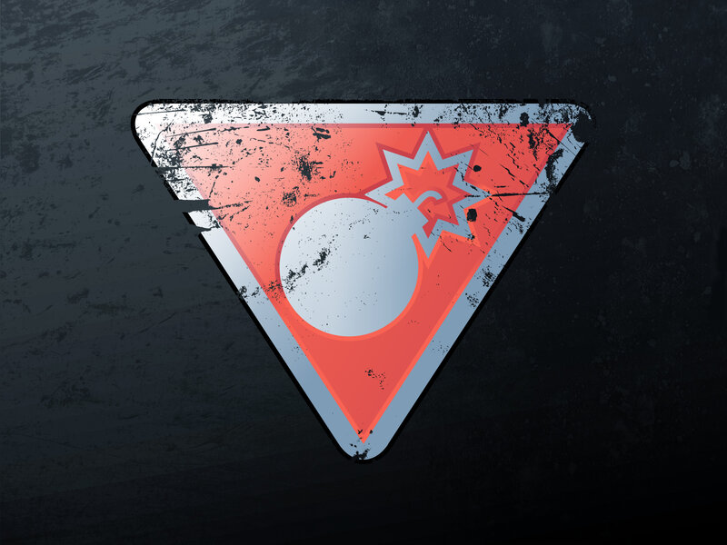 Explosion Warning Sign