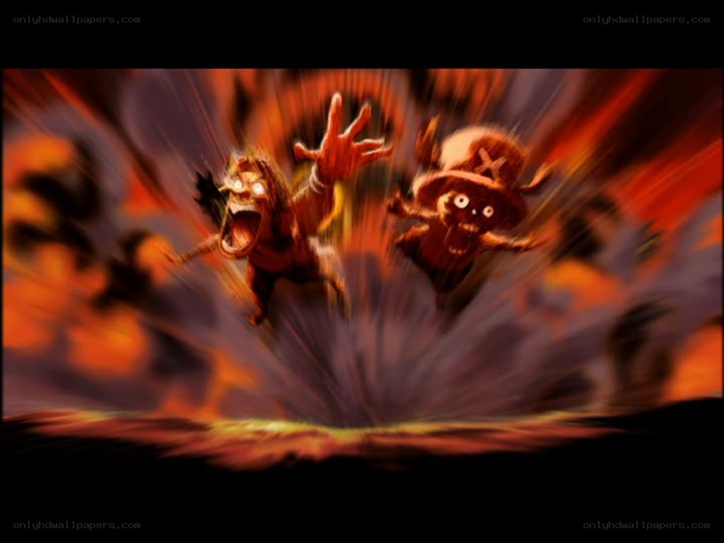 explosion with two characters