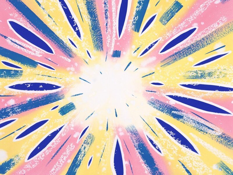 Explosive abstract art