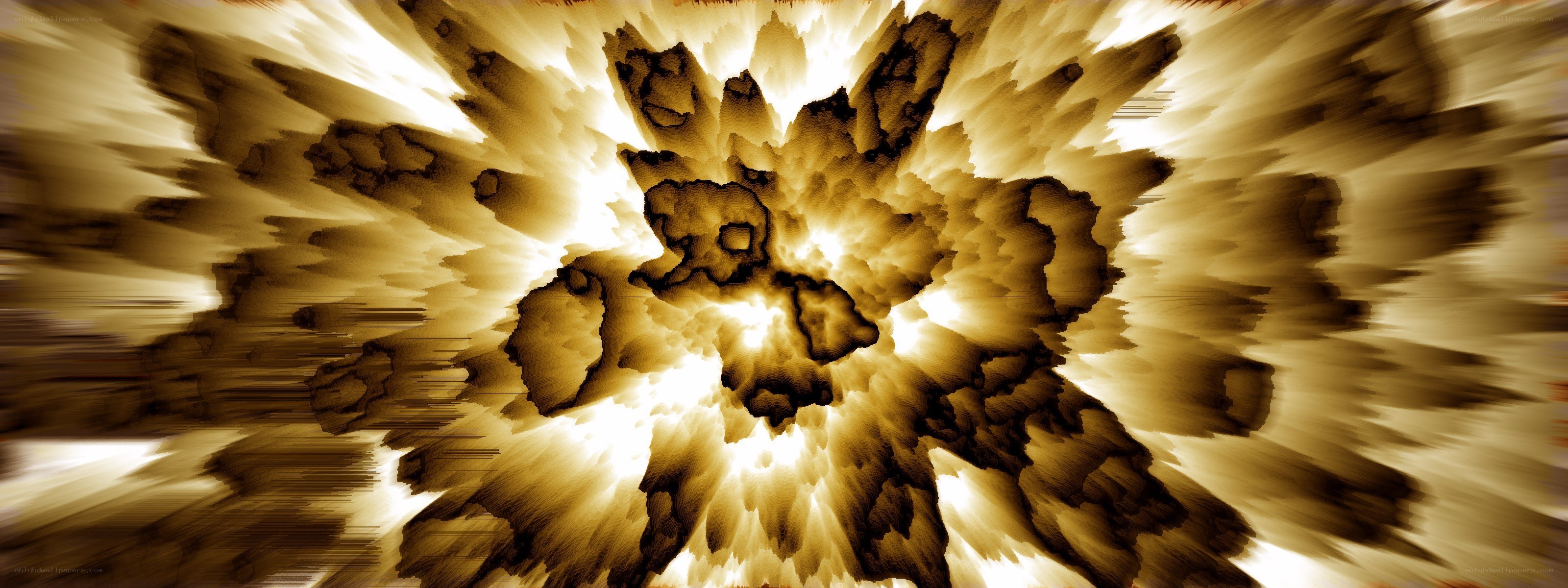 explosive burst of light