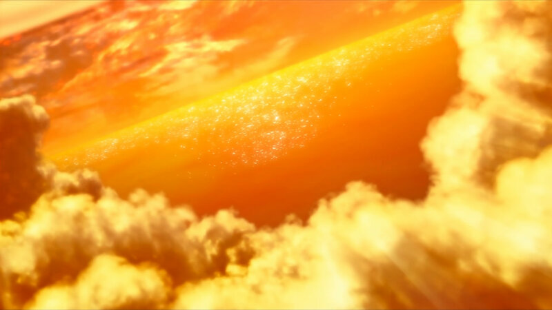 explosive celestial impact