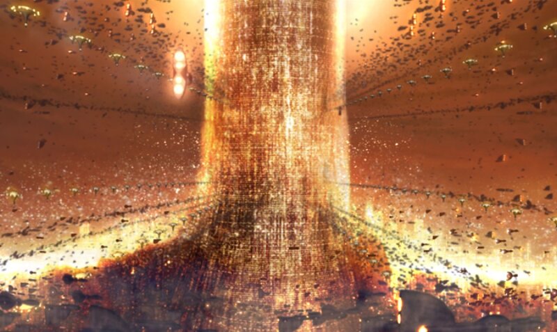 explosive energy beam