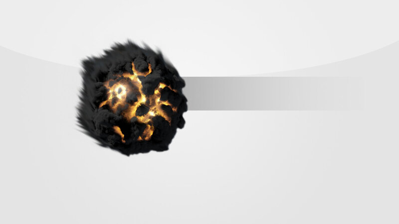 explosive fireball animation