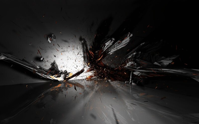 Explosive shattering impact